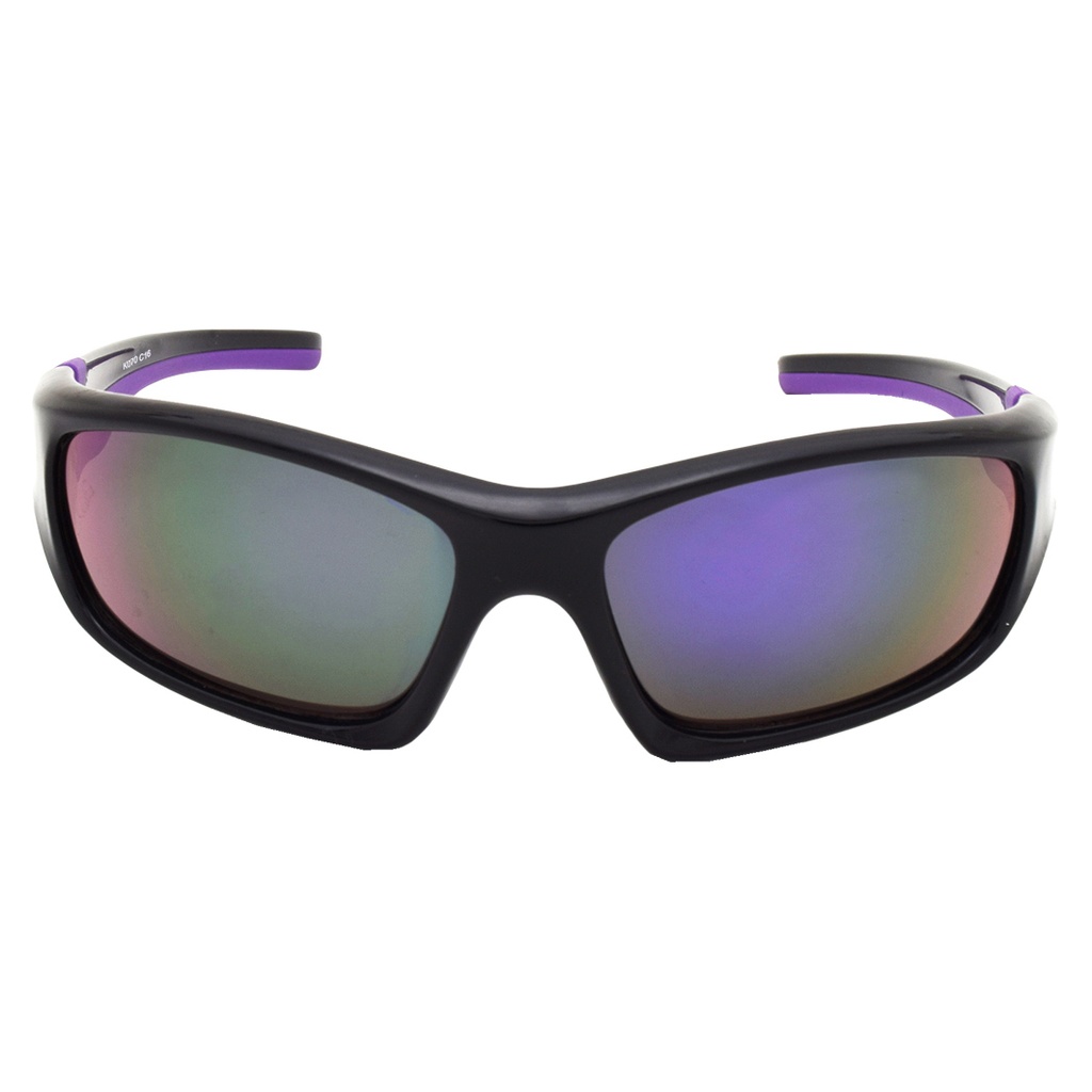 Kidz K070 C16 Matte Black w Purple Rubber / Purple Revo Lenses