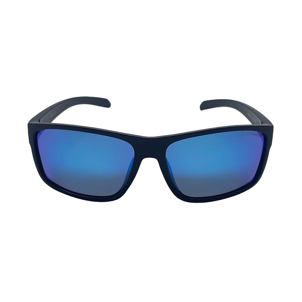 Mangrove Jacks Barcoo C2 Matte Black / Smoke w Blue Revo Polarised Lenses