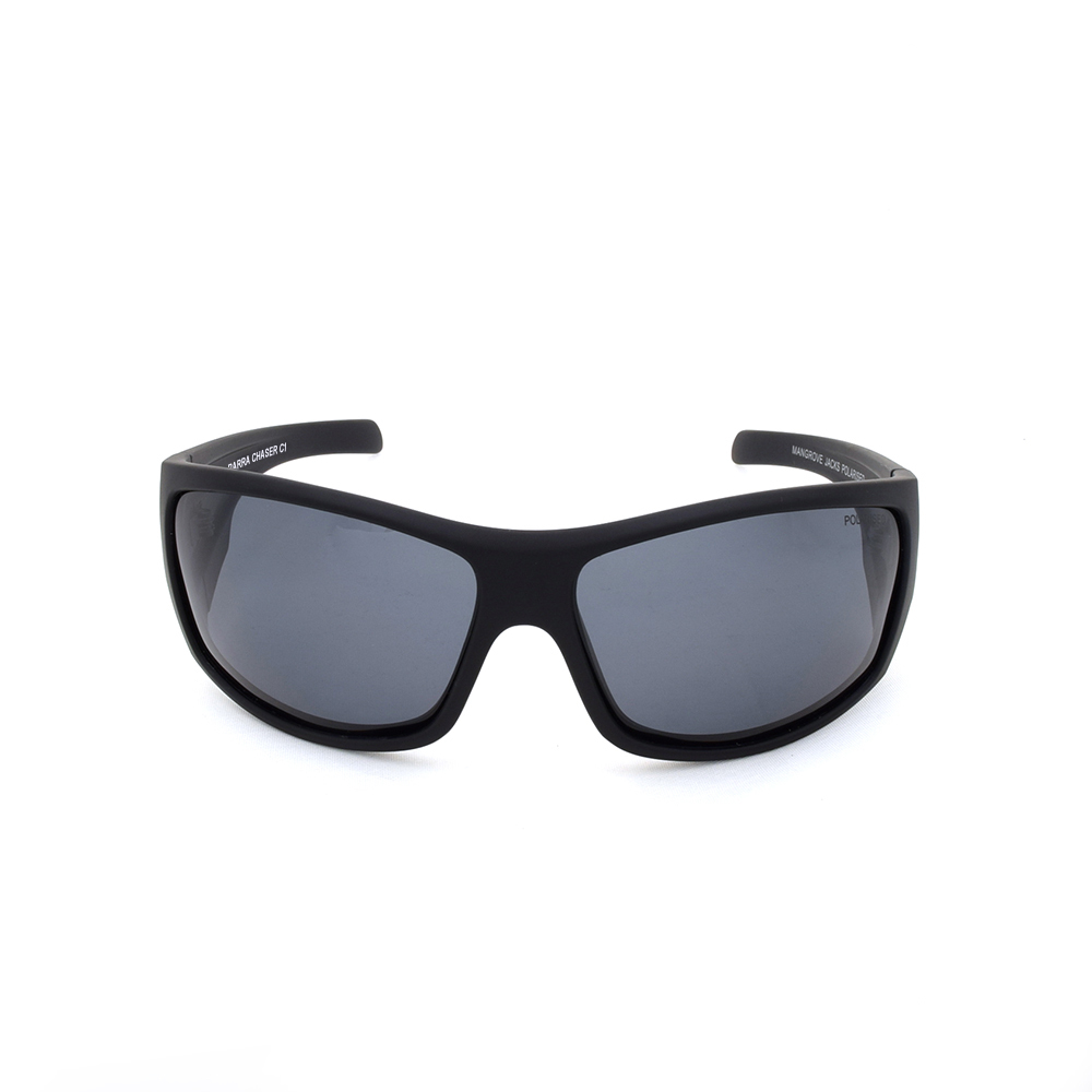 Mangrove Jacks Barra Chaser C1 Matte Black / Smoke Polarised Lenses