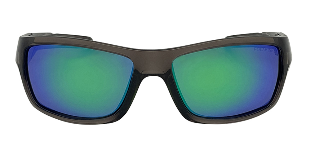 Mangrove Jacks Barrel C11 Crystal Smoke / Green Revo Polarised Lenses