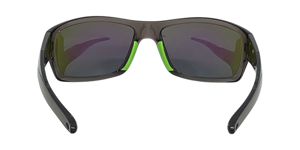 Mangrove Jacks Barrel C11 Crystal Smoke / Green Revo Polarised Lenses