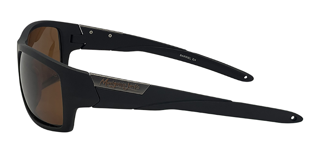 Mangrove Jacks Barrel C4 Matte Black / Brown Polarised Lenses