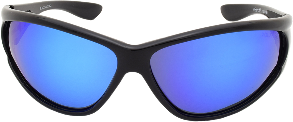 Mangrove Jacks Black Jack C2 Black / Blue Revo Polarised Lenses
