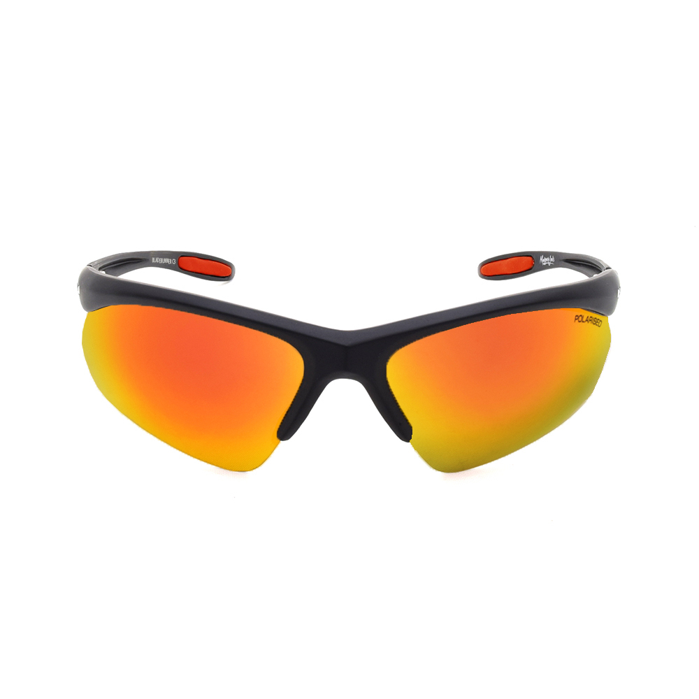 Mangrove Jacks Bladerunner C3 Black / Red Revo Polarised Lenses