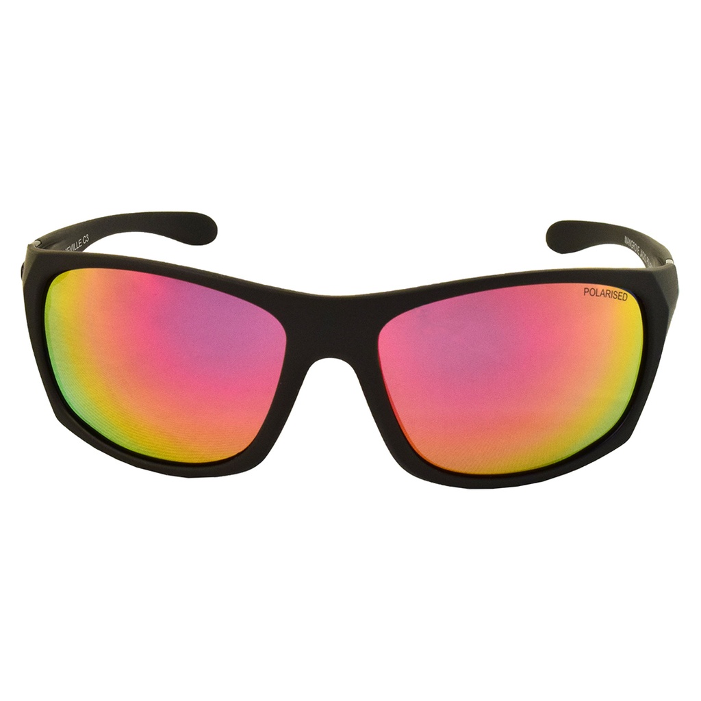 Mangrove Jacks Bonneville C3 Matte Black / Red Revo Polarised Lenses
