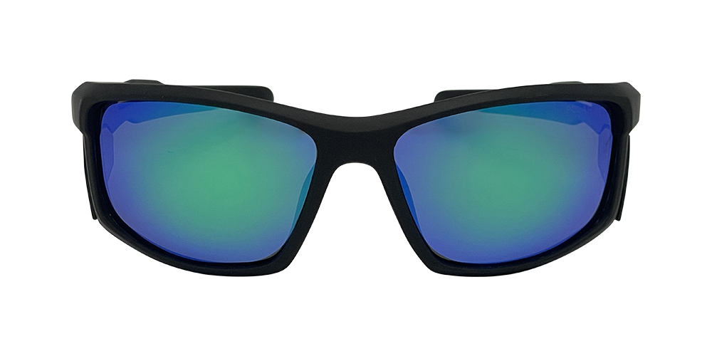 Mangrove Jacks Cadiz C11 Matte Black / Green Revo Polarised Lenses