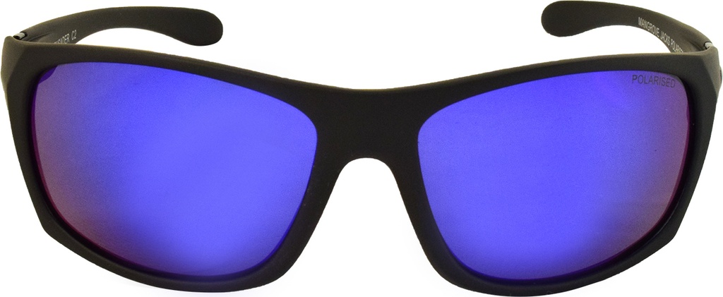 Mangrove Jacks Crusader C2 Matte Black / Blue Revo Polarised Lenses