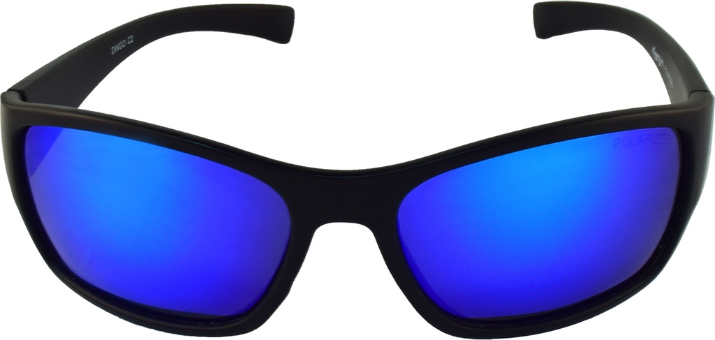 Mangrove Jacks Dingo C2 Matte Black / Blue Revo Polarised Lenses