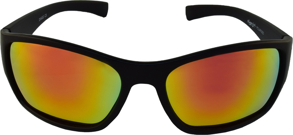 Mangrove Jacks Dingo C3 Matte Black / Red Revo Polarised Lenses