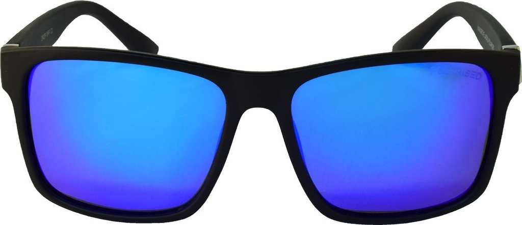 Mangrove Jacks Drop Off C2 Matte Black / Blue Revo Polarised Lenses