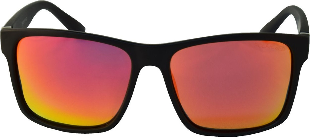Mangrove Jacks Drop Off C3 Matte Black / Black Red Revo Polarised Lenses