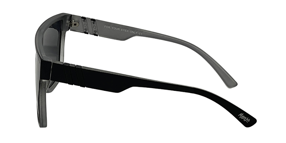 Mangrove Jacks For Your Eyes Only C1 Matte Crystal Smoke / Smoke Polarised Lenses