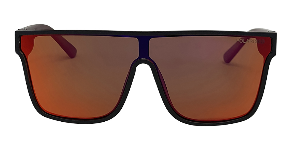Mangrove Jacks For Your Eyes Only C3 Matte Crystal Red / Red Revo Polarised Lenses