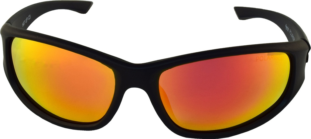 Mangrove Jacks Hit Up C3 Matte Black / Red Revo Polarised Lenses
