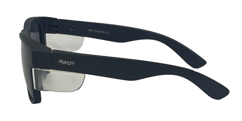 Mangrove Jacks Hot Fusion C1 Matte Black / Smoke Polarised Lenses
