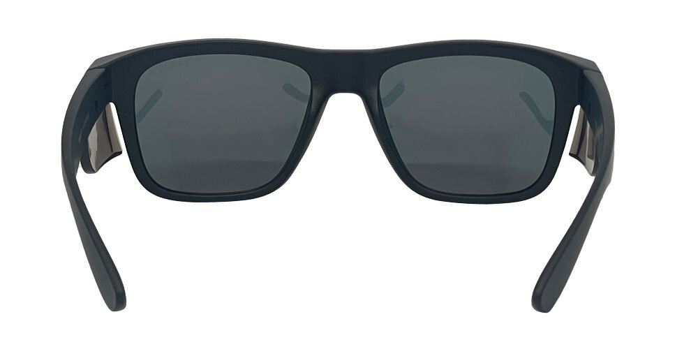 Mangrove Jacks Hot Fusion C3 Matte Black / Red Revo Polarised Lenses