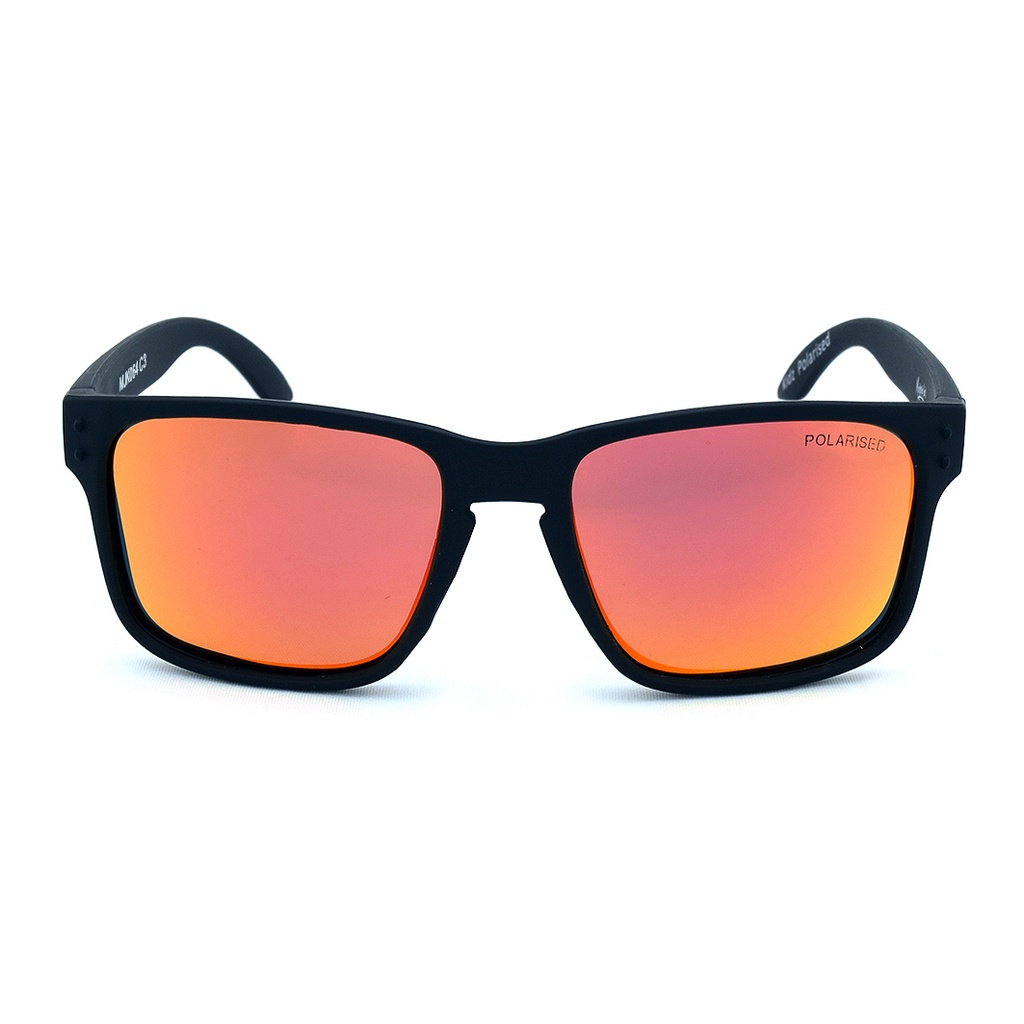 Mangrove Jacks Kids MJK064 C3 Matte Black / Red Revo Polarised Lenses
