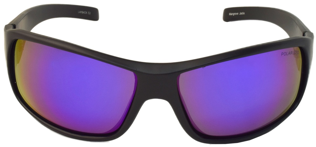 Mangrove Jacks Layback C2 Black / Blue Revo Polarised Lenses