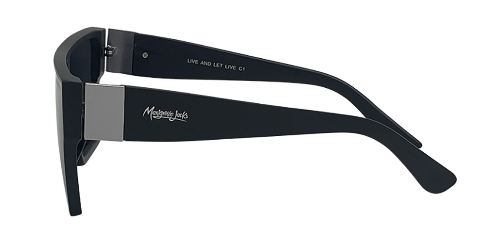 Mangrove Jacks Live and Let Live C1 Matte Black / Smoke Polarised Lenses