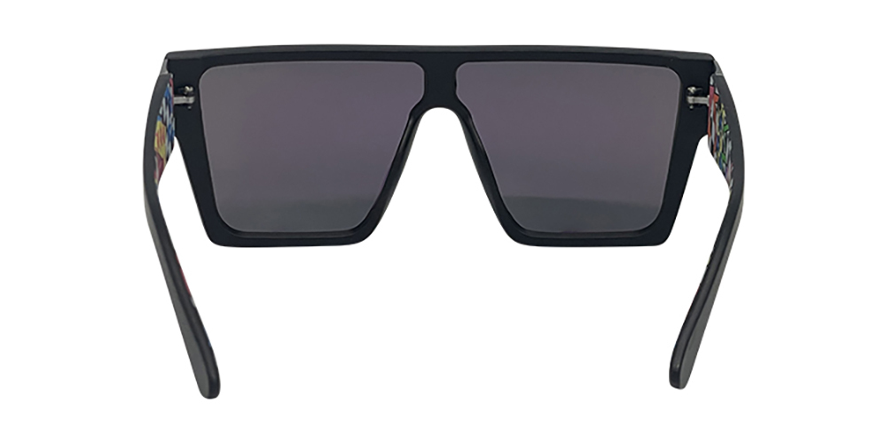 Mangrove Jacks Live and Let Live C11 Matte Black / Green Revo Polarised Lenses