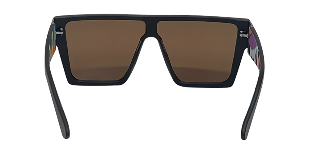 Mangrove Jacks Live and Let Live C3 Matte Black / Red Revo Polarised Lenses