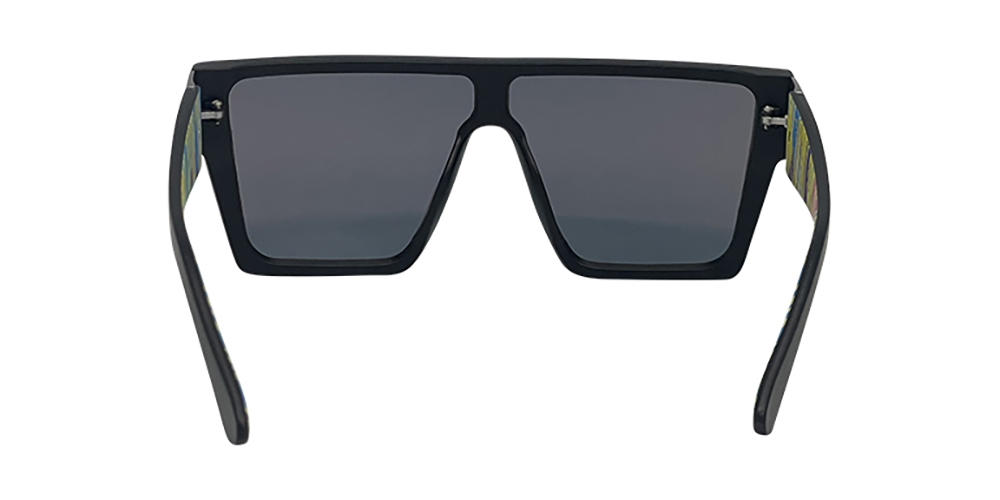 Mangrove Jacks Live and Let Live C8 Matte Black / Ice Blue Revo Polarised Lenses