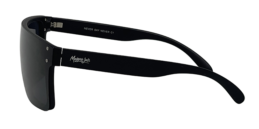 Mangrove Jacks Never Say Never C1 Matte Black / Smoke Polarised Lenses