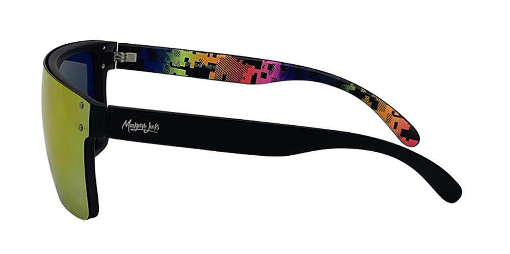 Mangrove Jacks Never Say Never C3 Matte Black / Red Revo Polarised Lenses