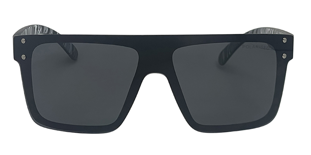 Mangrove Jacks Never Say Never C5 Matte Black / Smoke Polarised Lenses