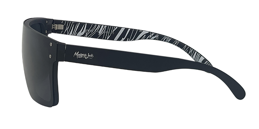 Mangrove Jacks Never Say Never C5 Matte Black / Smoke Polarised Lenses