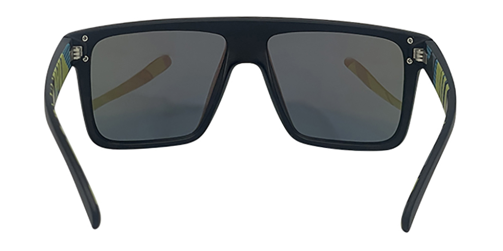 Mangrove Jacks Never Say Never C8 Matte Black / Ice Blue Revo Polarised Lenses