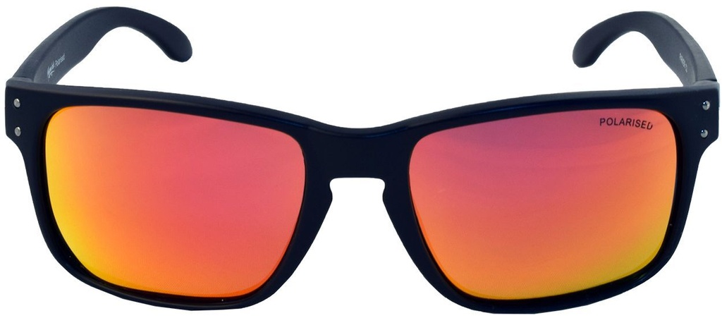 Mangrove Jacks Parker C3 Matte Black / Black Red Revo Polarised Lenses