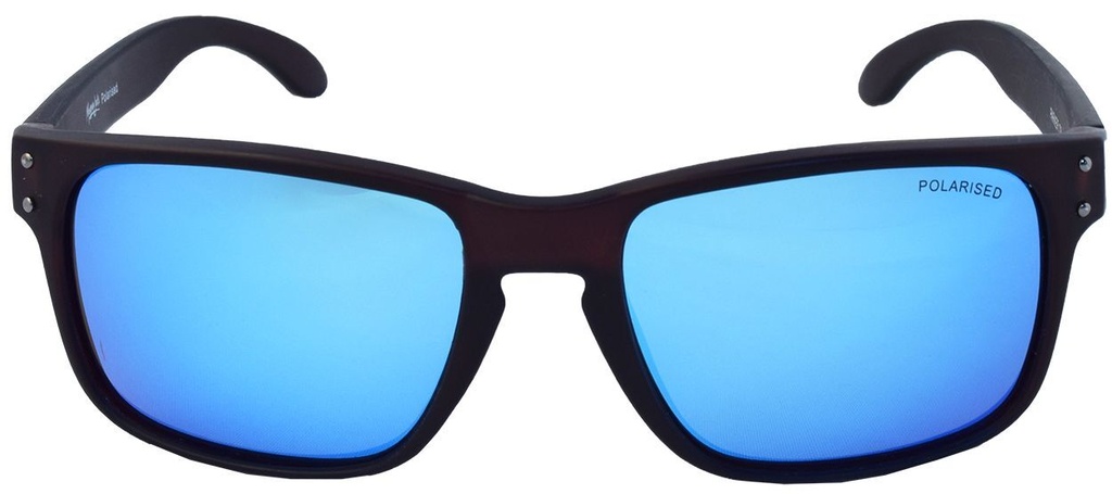 Mangrove Jacks Parker C8 Matte Black / Ice Blue Revo Polarised Lenses