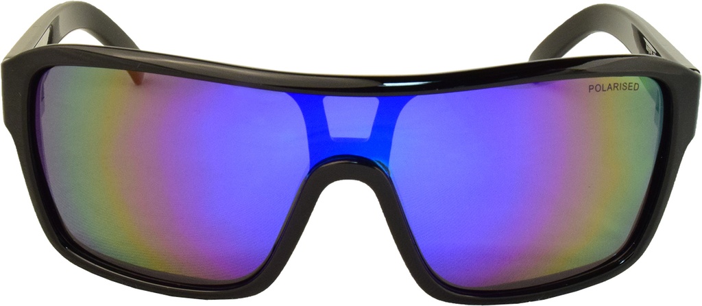 Mangrove Jacks Quantum C2 Black & Crystal Blue / Blue Revo Polarised Lenses