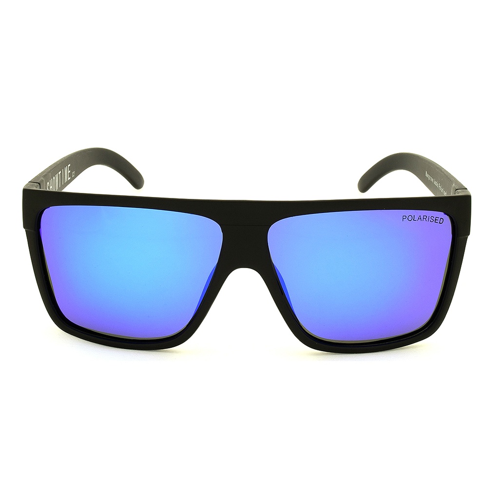 Mangrove Jacks Showtime C2 Matte Black / Blue Revo Polarised Lenses