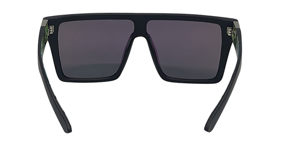 Mangrove Jacks Sin by The Sea C11 Matte Black / Green Revo Polarised Lenses