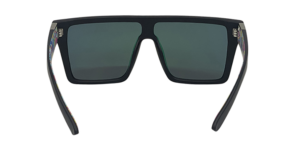 Mangrove Jacks Sin by The Sea C6 Matte Black / Pink Revo Polarised Lenses