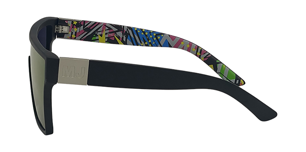Mangrove Jacks Sin by The Sea C7 Matte Black / Purple Revo Polarised Lenses