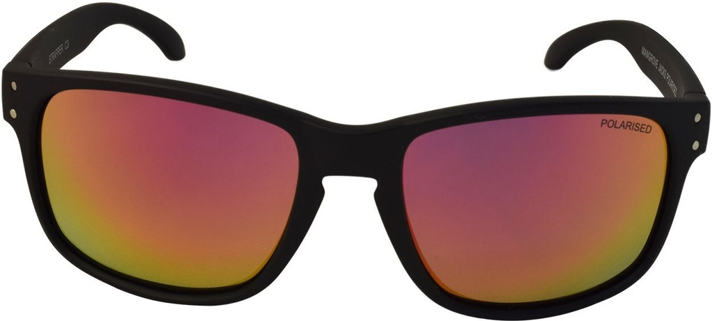 Mangrove Jacks Strapper C3 Matte Black / Black Red Revo Polarised Lenses