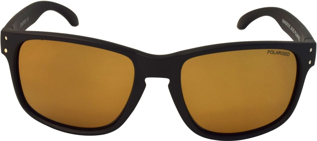 Mangrove Jacks Strapper C4 Matte Black / Brown Polarised Lenses