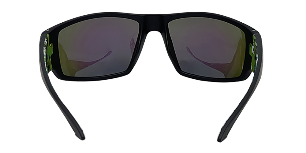 Mangrove Jacks Tromso C11 Matte Black / Green Revo Polarised Lenses