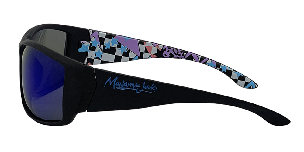 Mangrove Jacks Tromso C2 Matte Black / Blue Revo Polarised Lenses