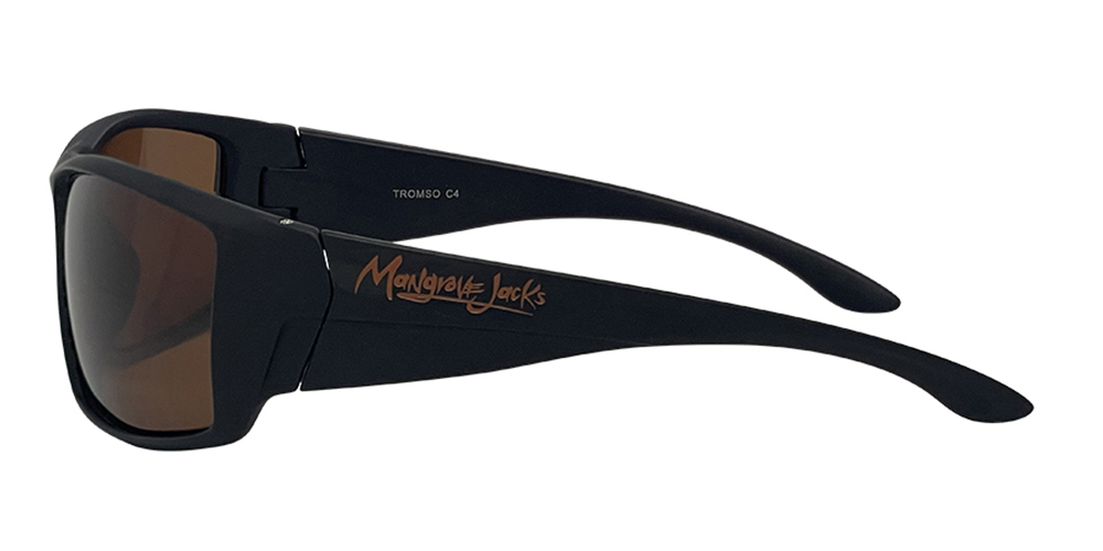 Mangrove Jacks Tromso C4 Matte Black / Brown Polarised Lenses