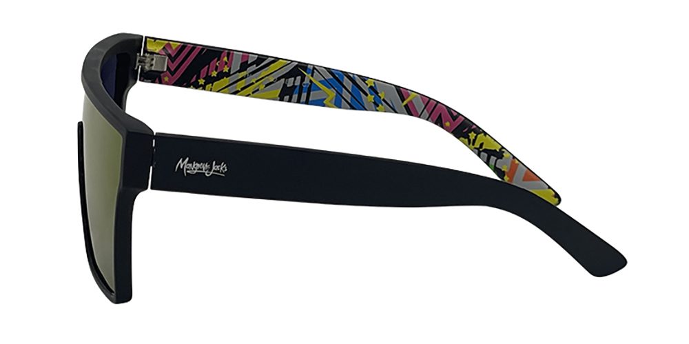 Mangrove Jacks What You Need C7 Matte Black / Purple Revo Polarised Lenses