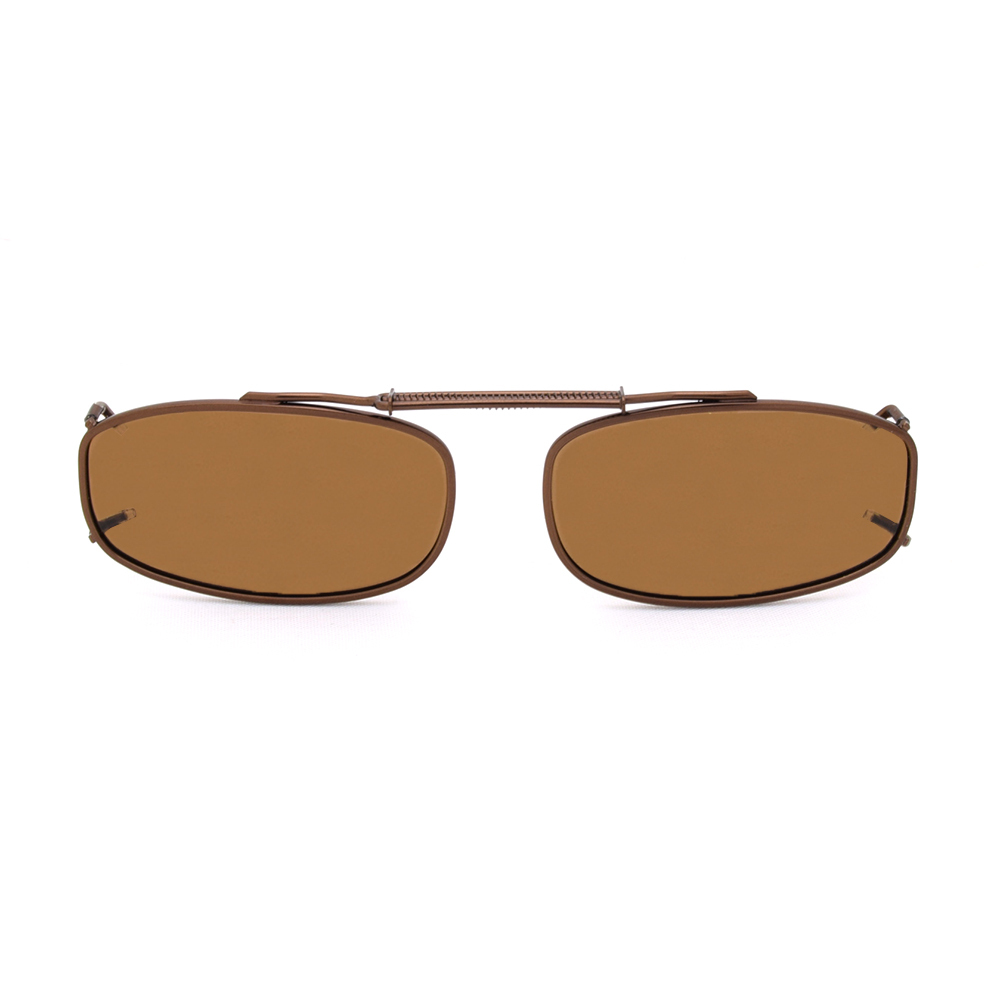 Stalkers Clip On Size 1 Dark Brown Frame / Brown Polarised Lenses