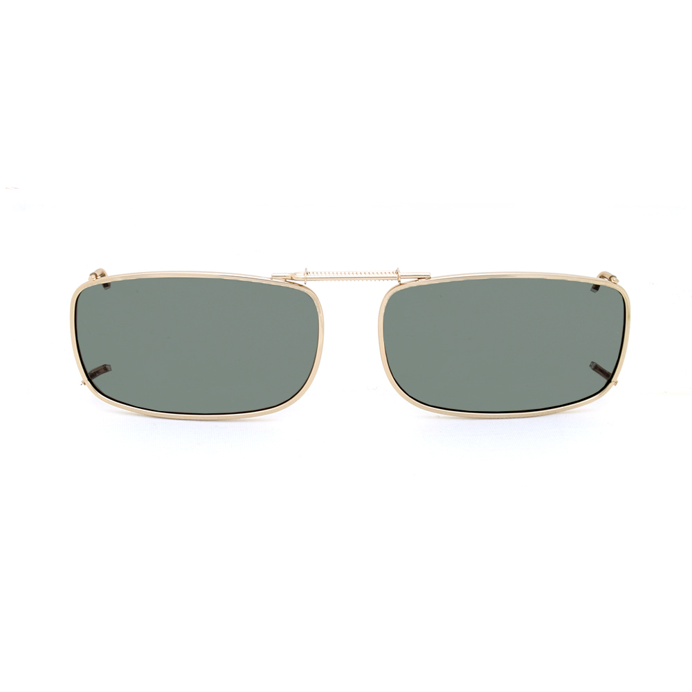Stalkers Clip On Size 2 Light Gold Frame / G15 Polarised Lenses