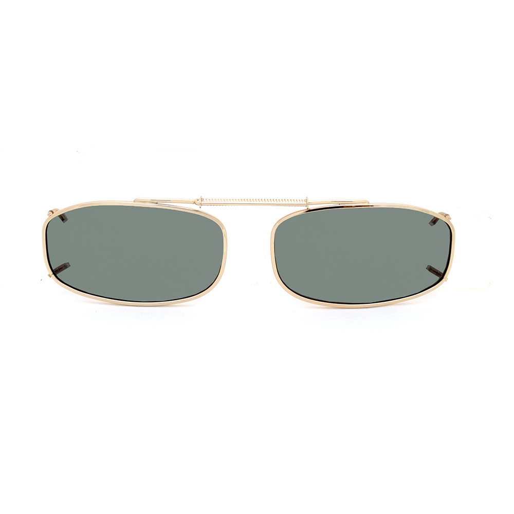 Stalkers Clip On Size 3 Light Gold Frame / G15 Polarised Lenses