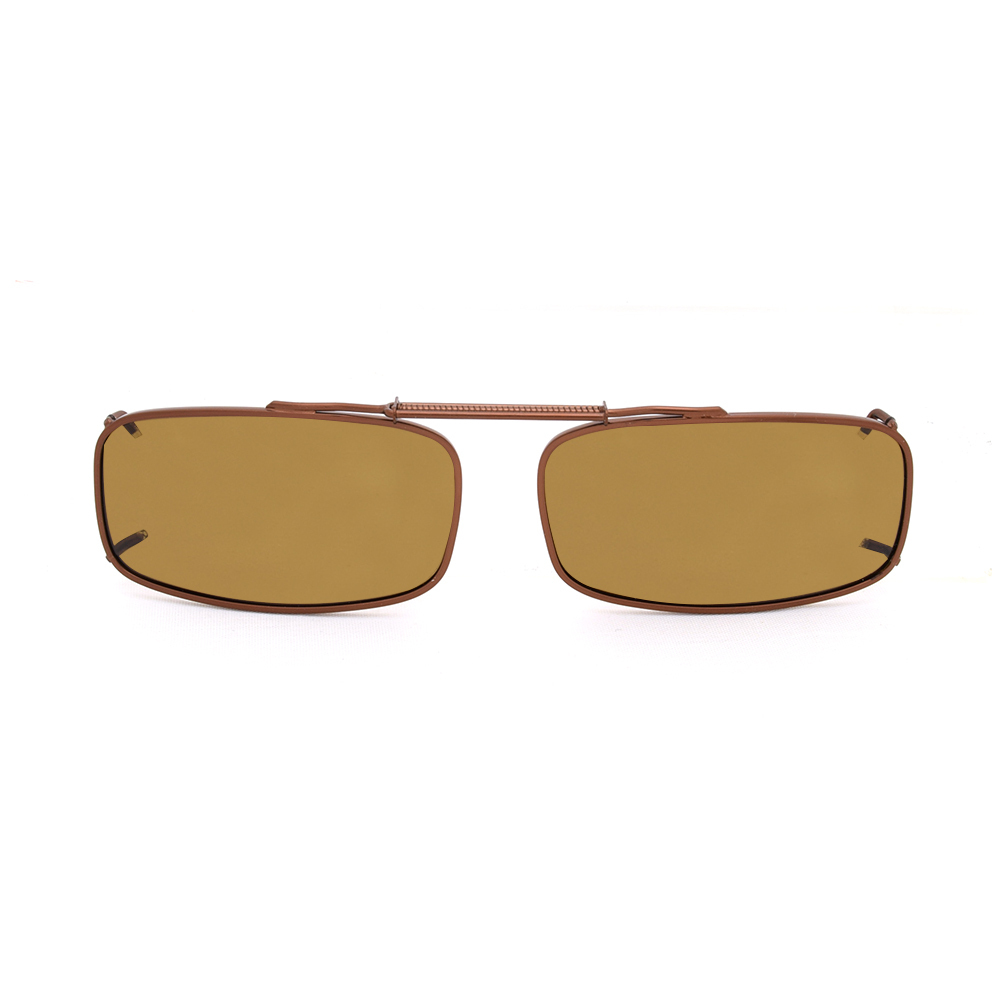 Stalkers Clip On Size 4 Dark Brown Frame / Brown Polarised Lenses