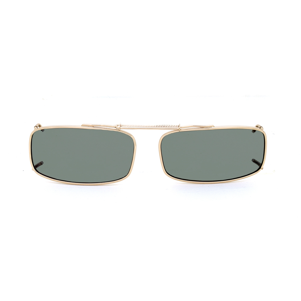 Stalkers Clip On Size 4 Light Gold Frame / G15 Polarised Lenses