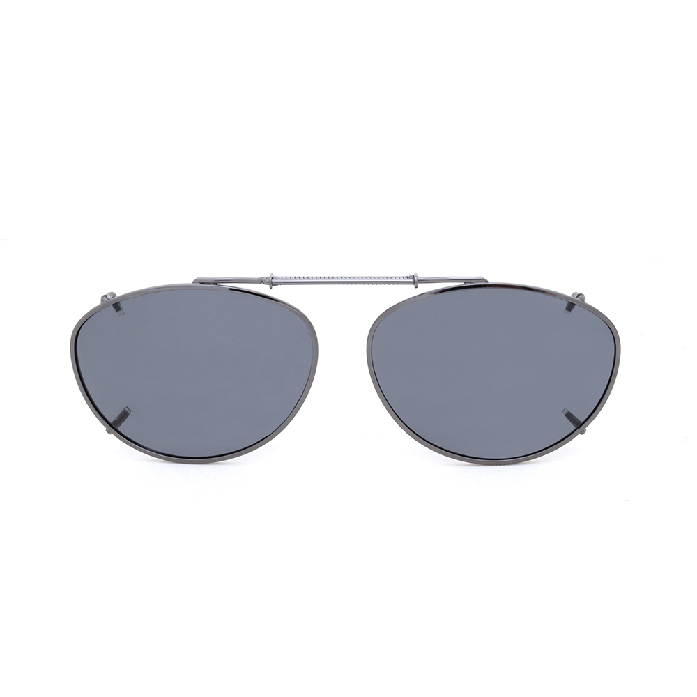 Stalkers Clip On Size 5 Dark Gunmetal Frame / Smoke Polarised Lenses